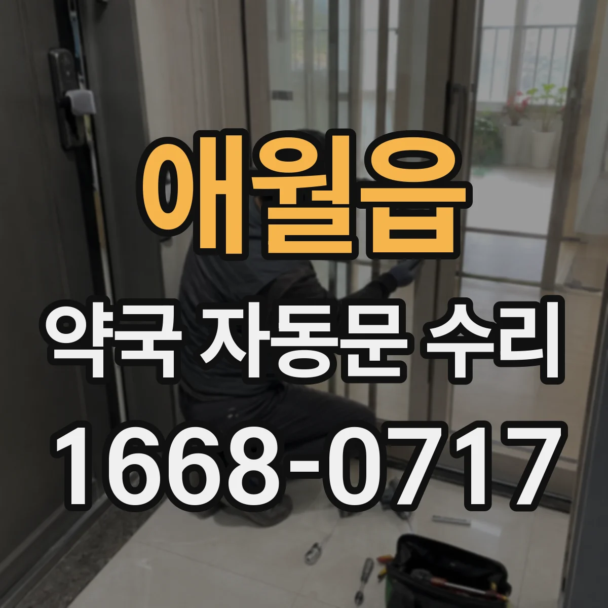 애월읍 약국 자동문 수리
