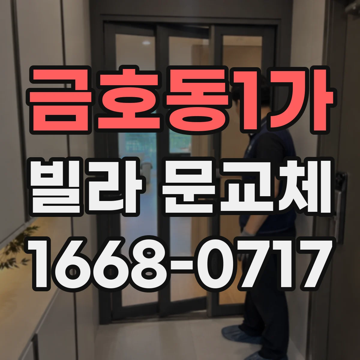 금호동1가 빌라 문교체