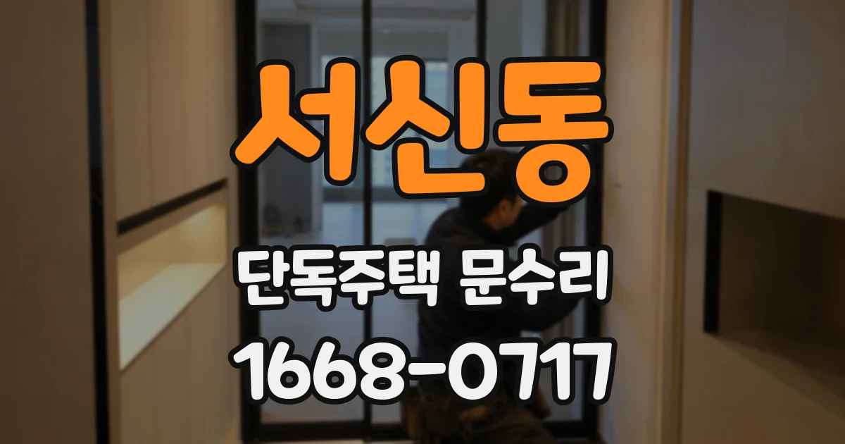 서신동 단독주택 문수리