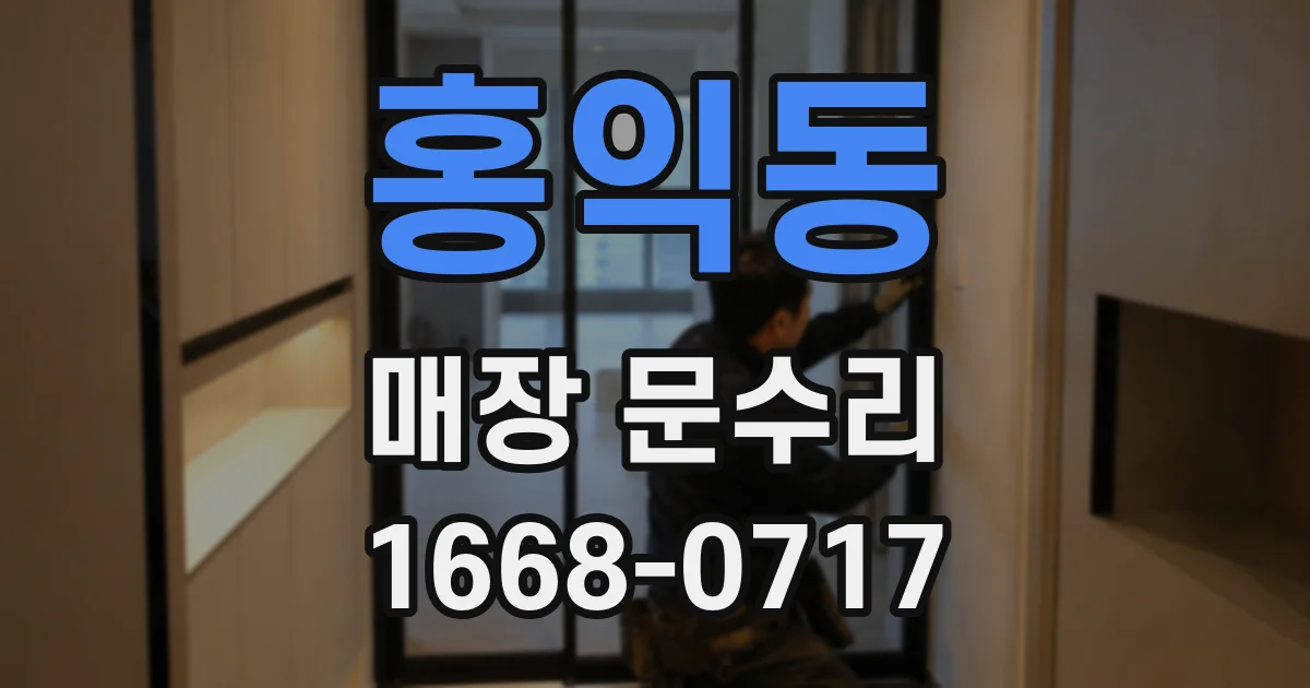 홍익동 매장 문수리