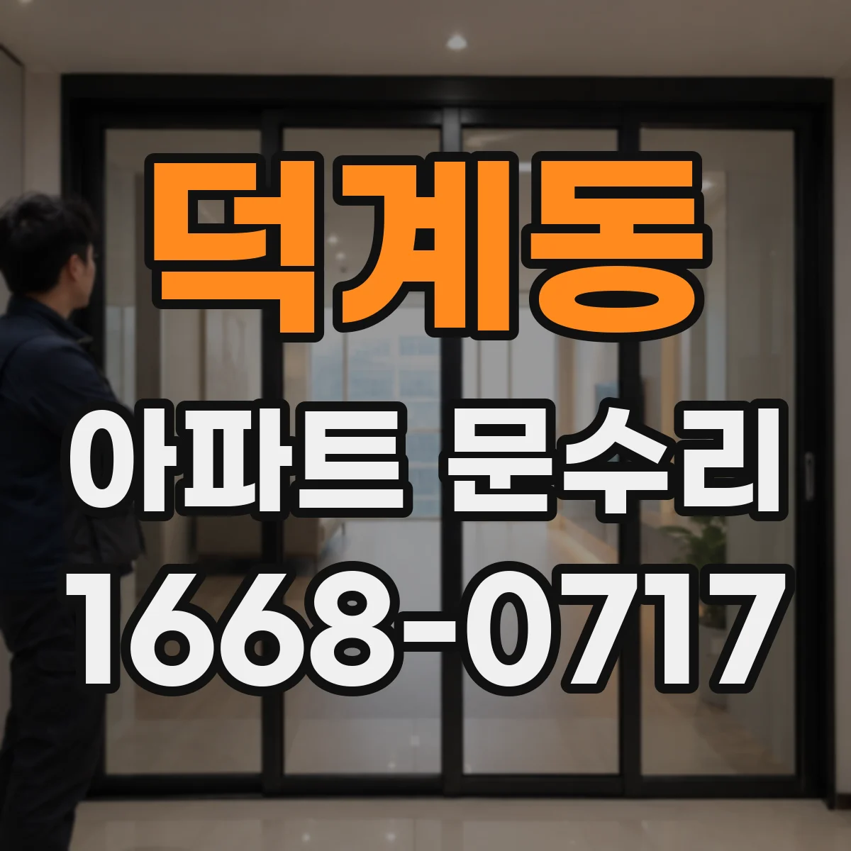 덕계동 아파트 문수리