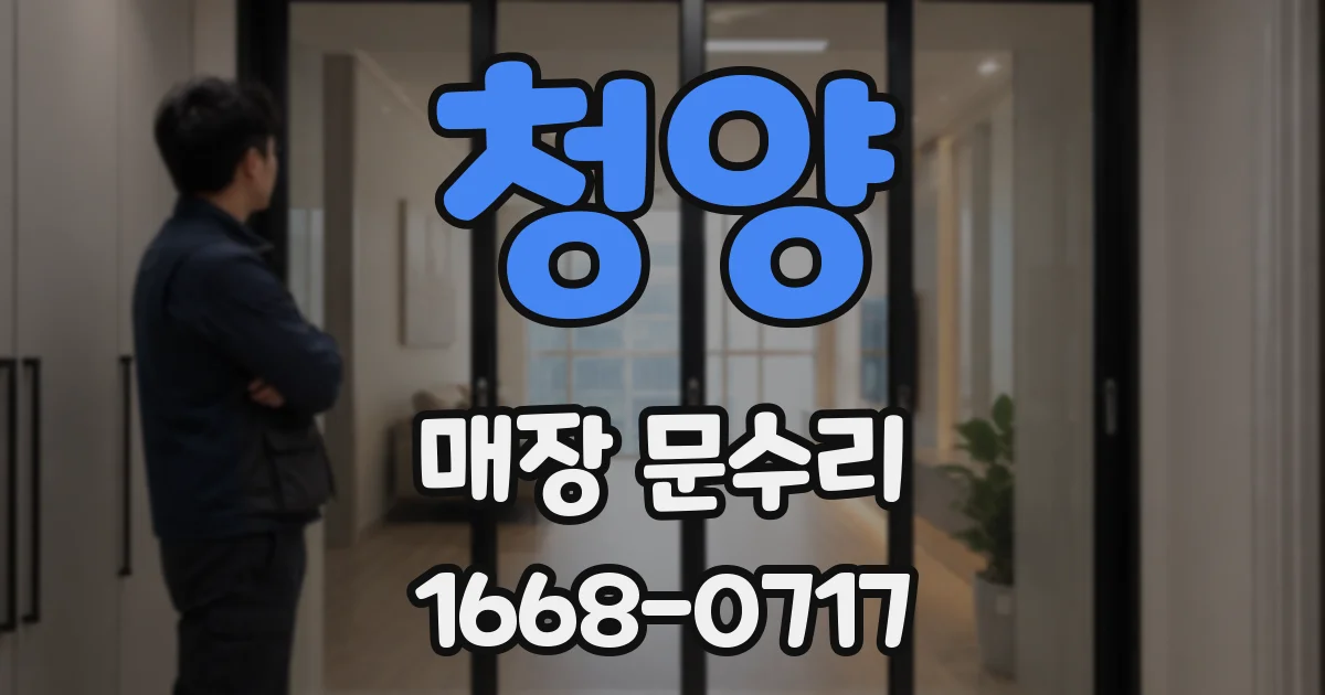 청양 매장 문수리