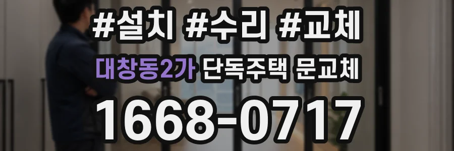 대창동2가 단독주택 문교체