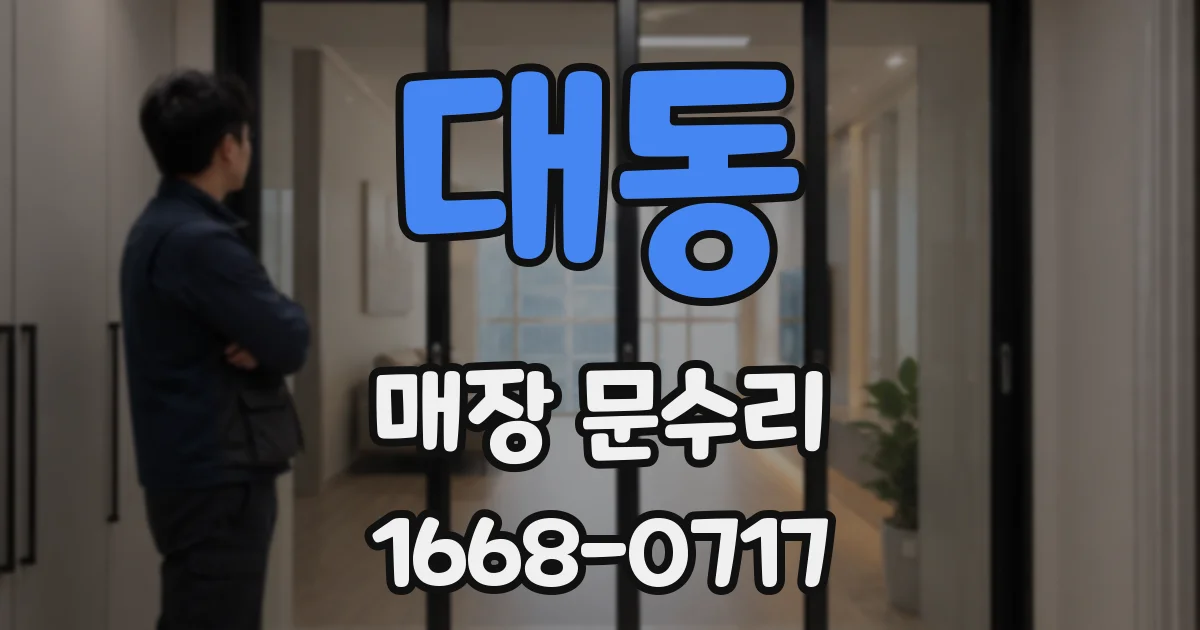 대동 매장 문수리