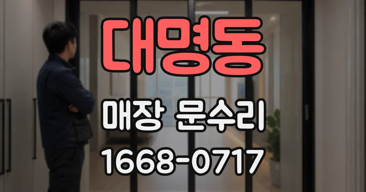 대명동 매장 문수리