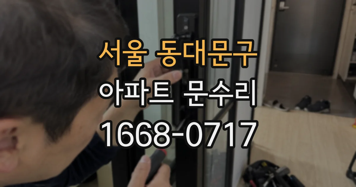 서울 동대문구 아파트 문수리