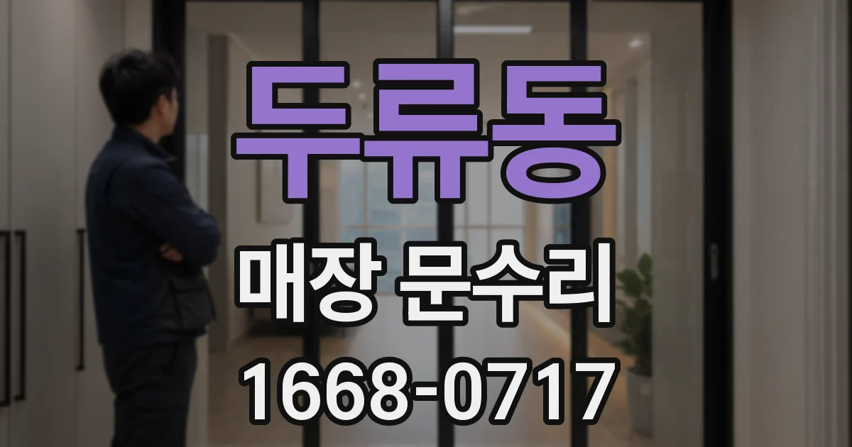 두류동 매장 문수리