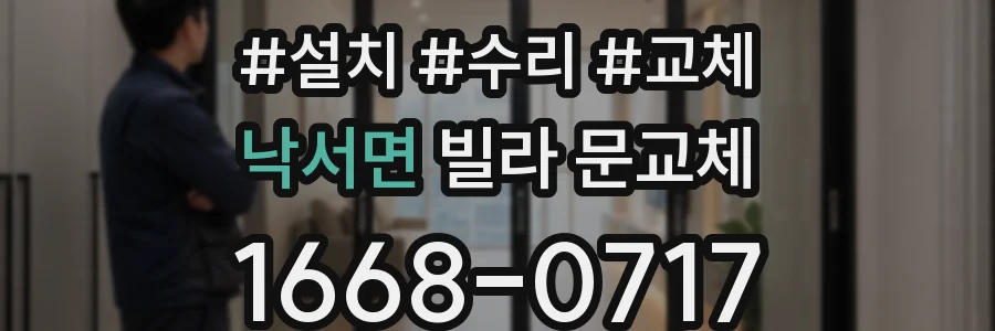 낙서면 빌라 문교체