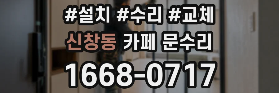 신창동 카페 문수리