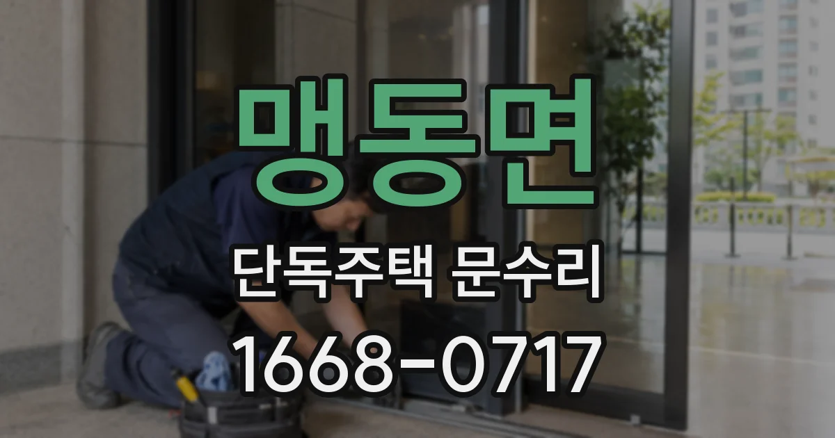 맹동면 단독주택 문수리