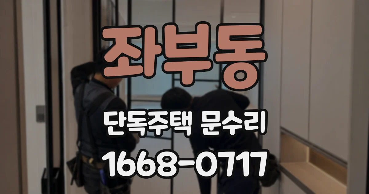 좌부동 단독주택 문수리