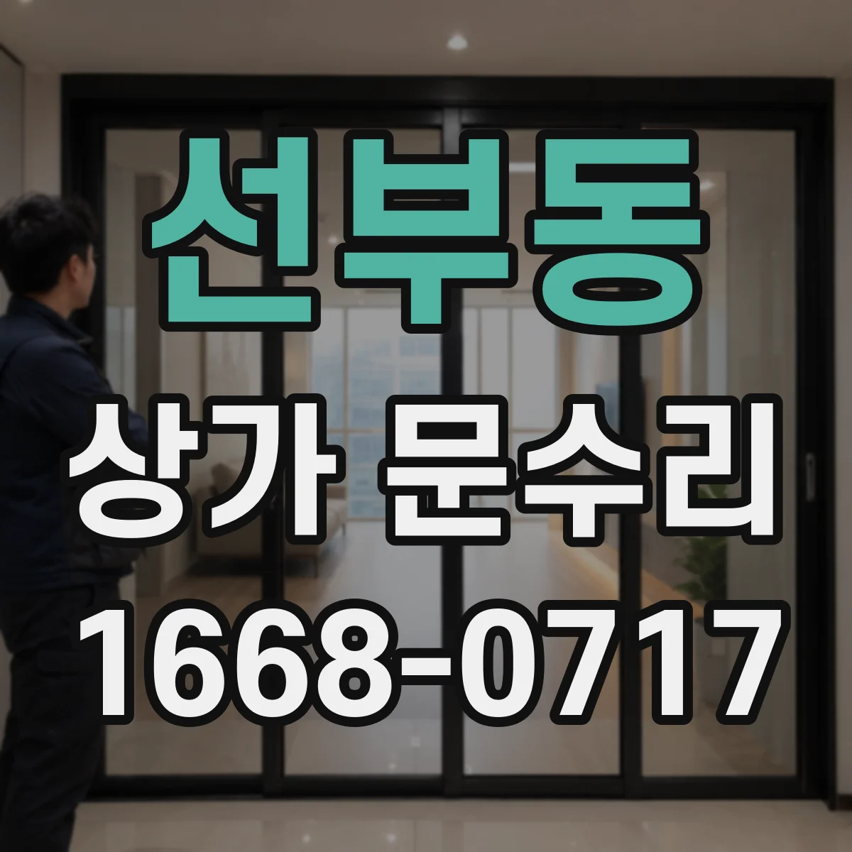 선부동 상가 문수리