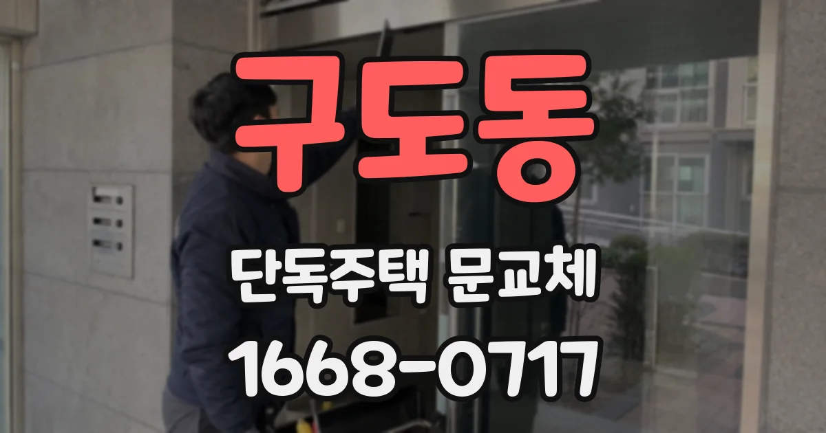 구도동 단독주택 문교체
