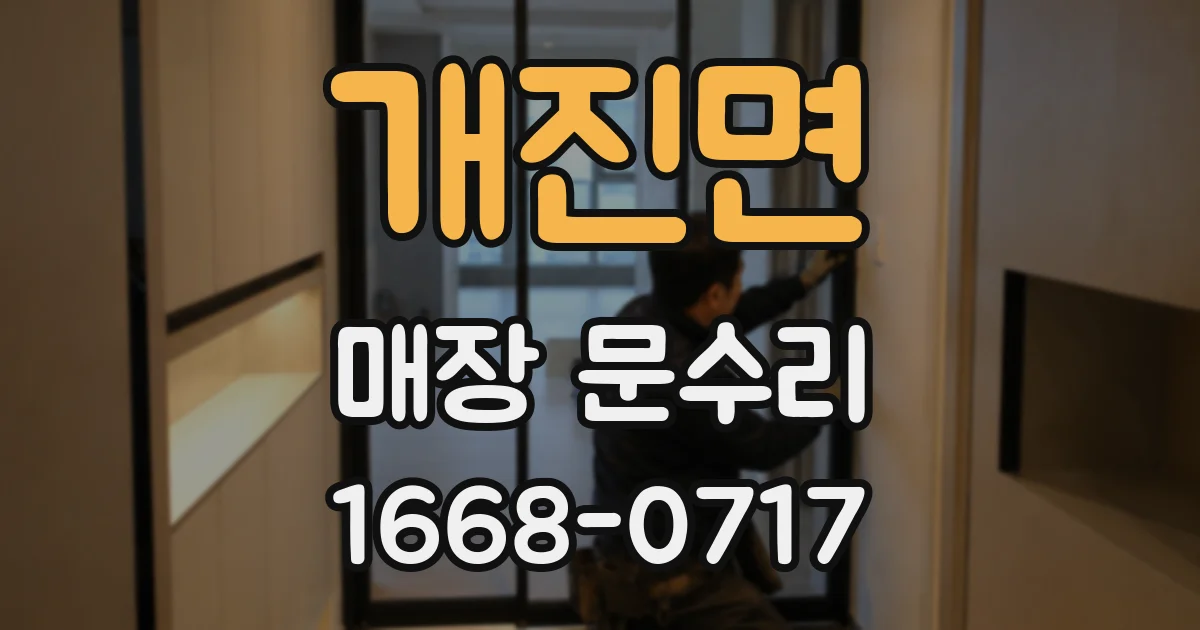 개진면 매장 문수리