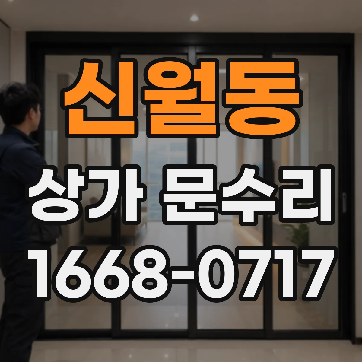 신월동 상가 문수리