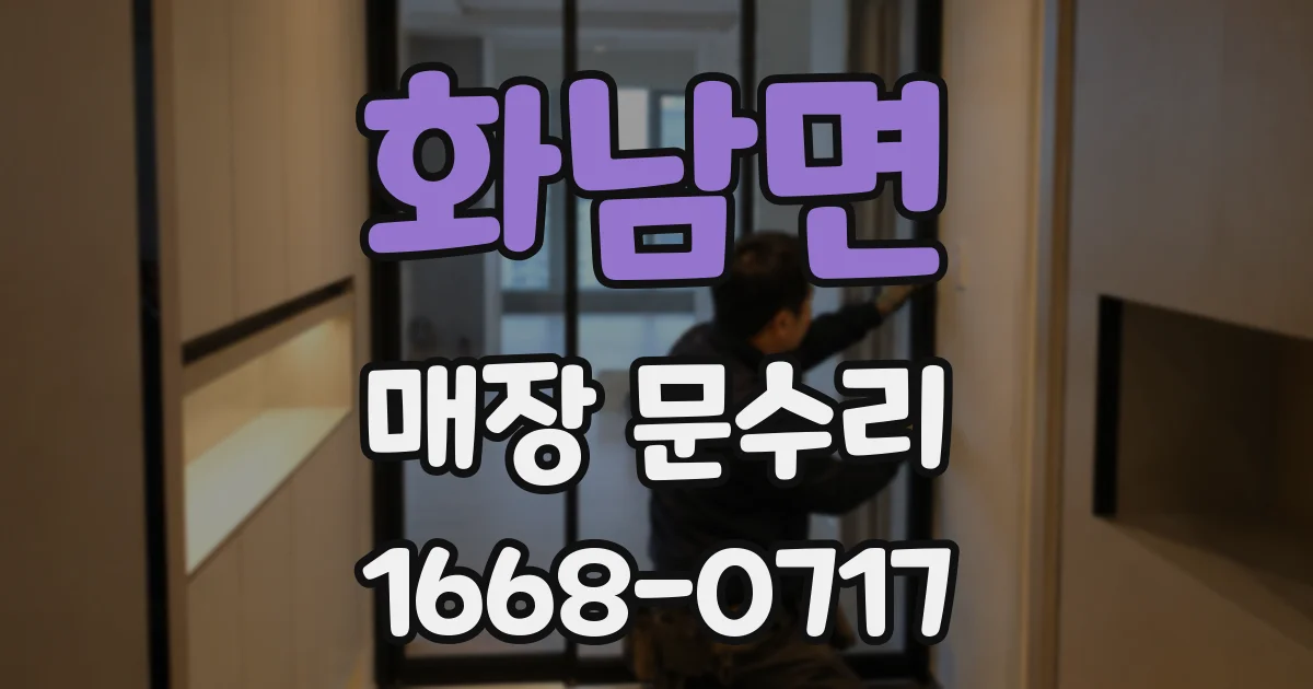 화남면 매장 문수리