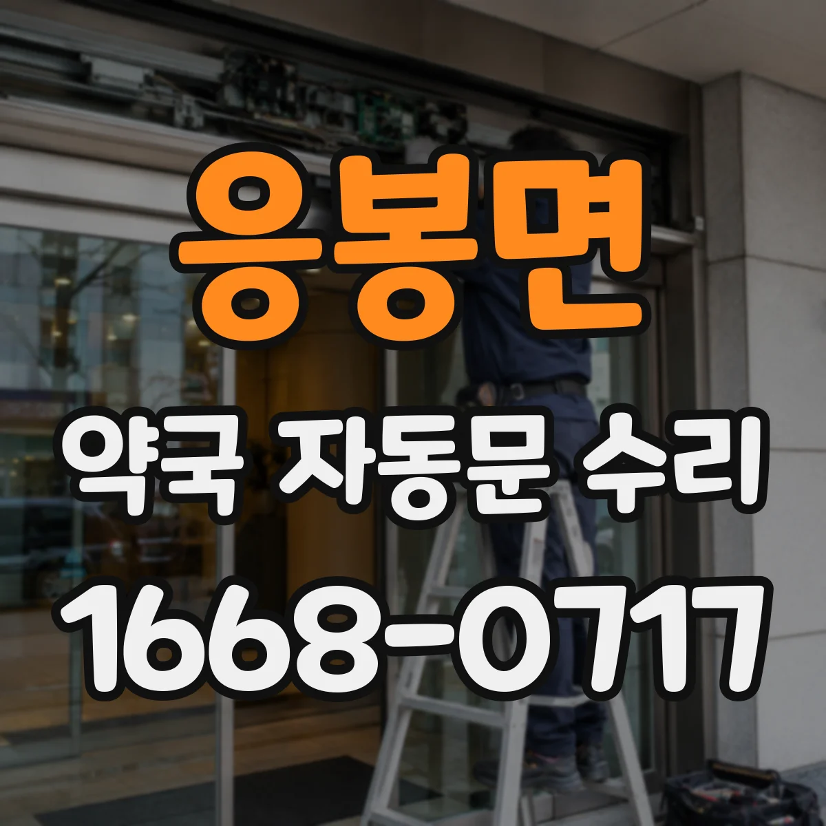 응봉면 약국 자동문 수리