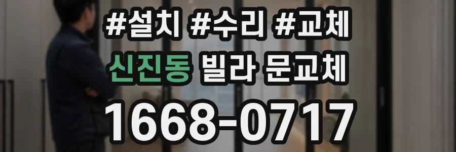 신진동 빌라 문교체