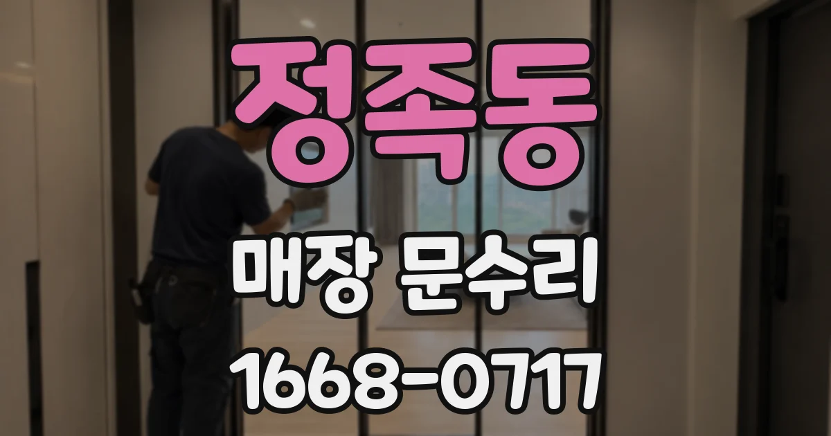 정족동 매장 문수리