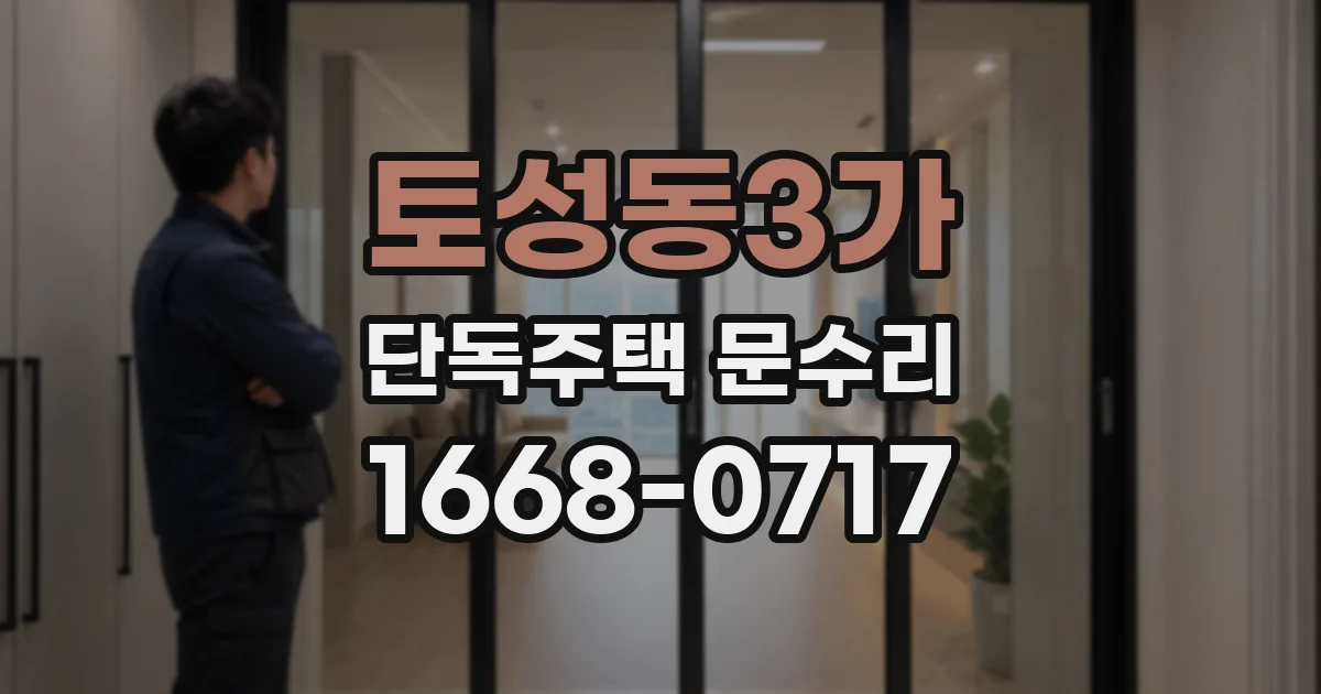 토성동3가 단독주택 문수리