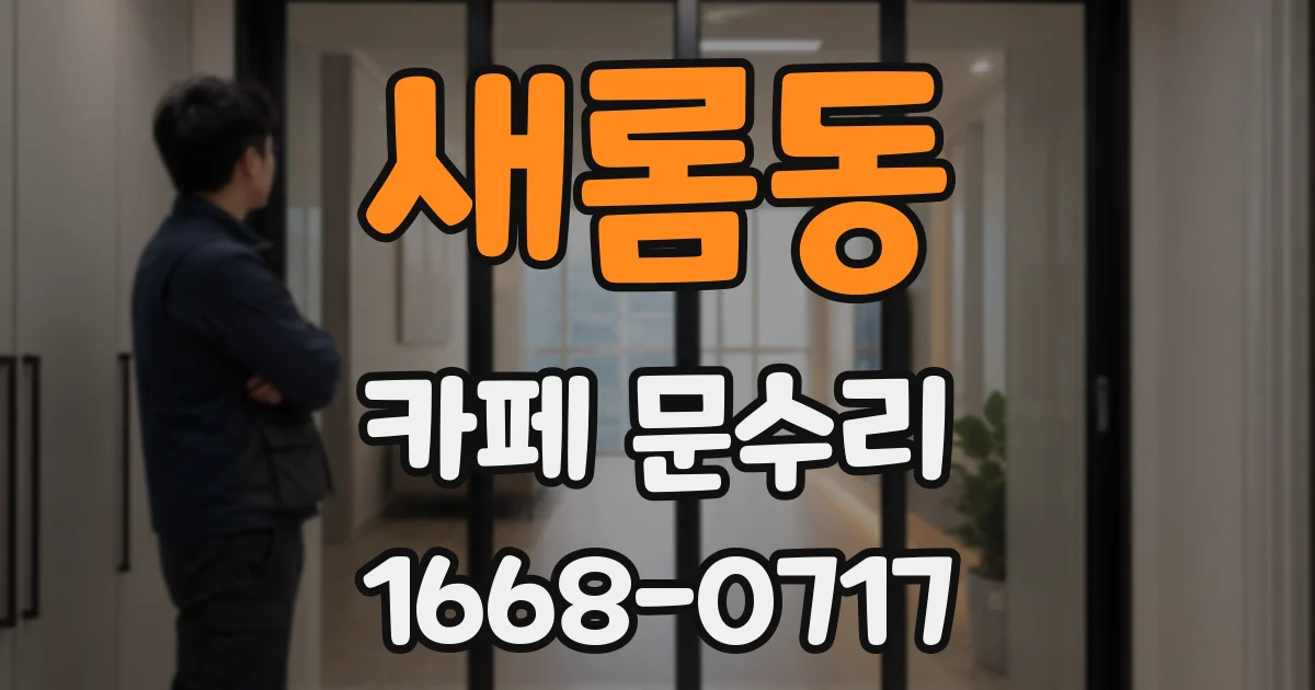 새롬동 카페 문수리