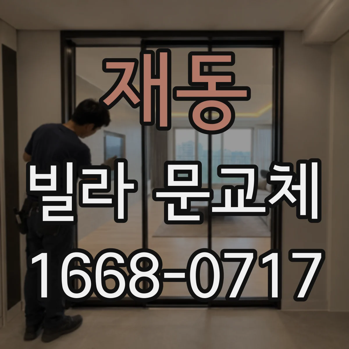재동 빌라 문교체 현관 동선에 맞춘 도어 폭과 문틀 정리