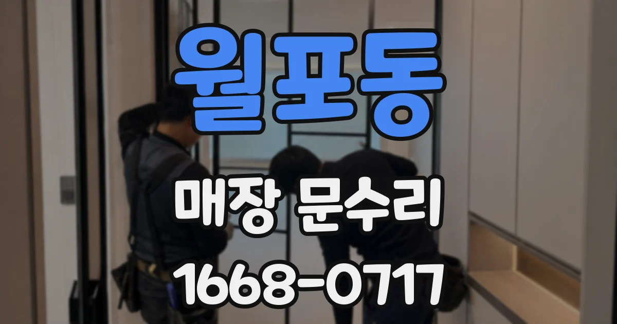 월포동 매장 문수리