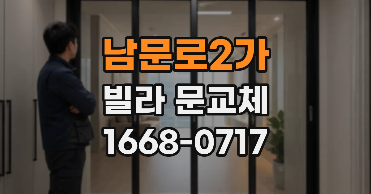 남문로2가 빌라 문교체