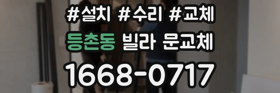 등촌동 빌라 문교체