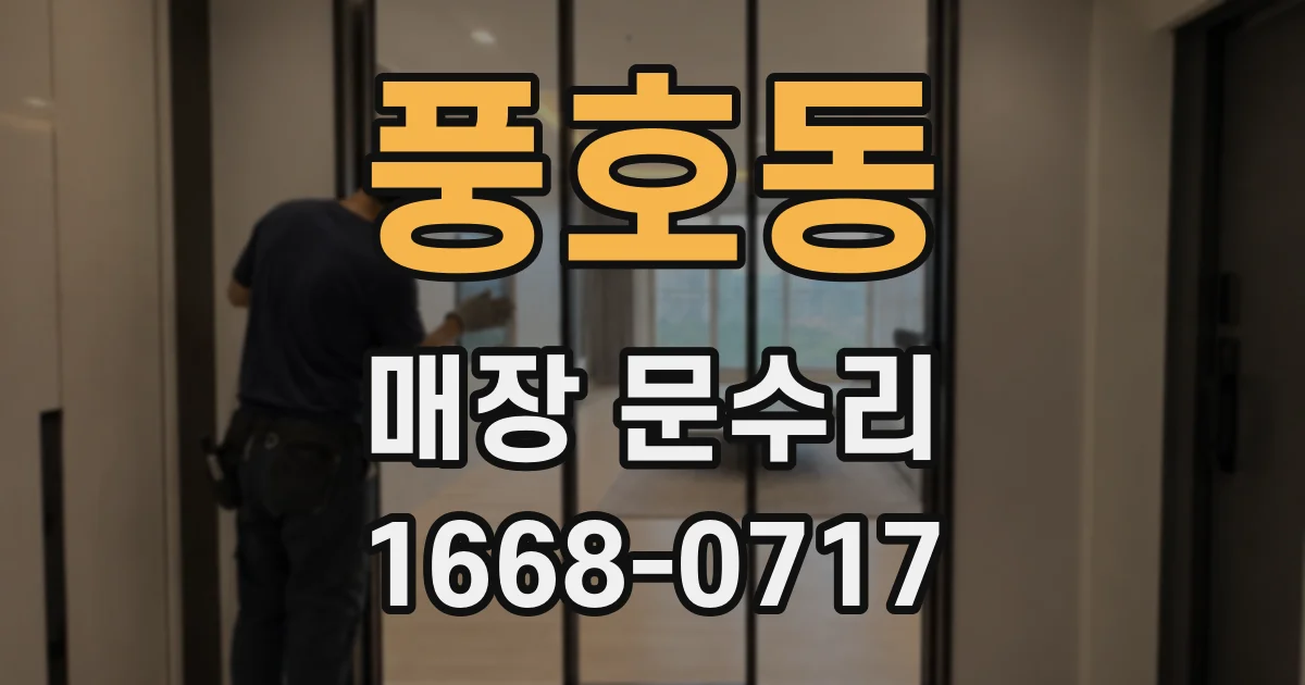 풍호동 매장 문수리