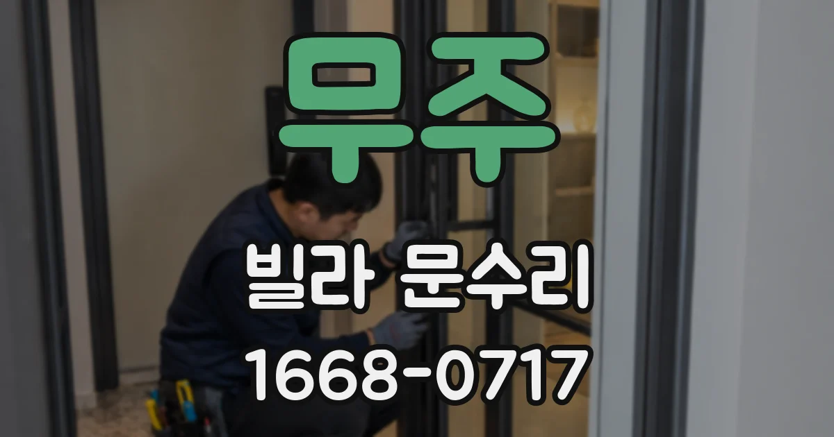 무주 빌라 문수리