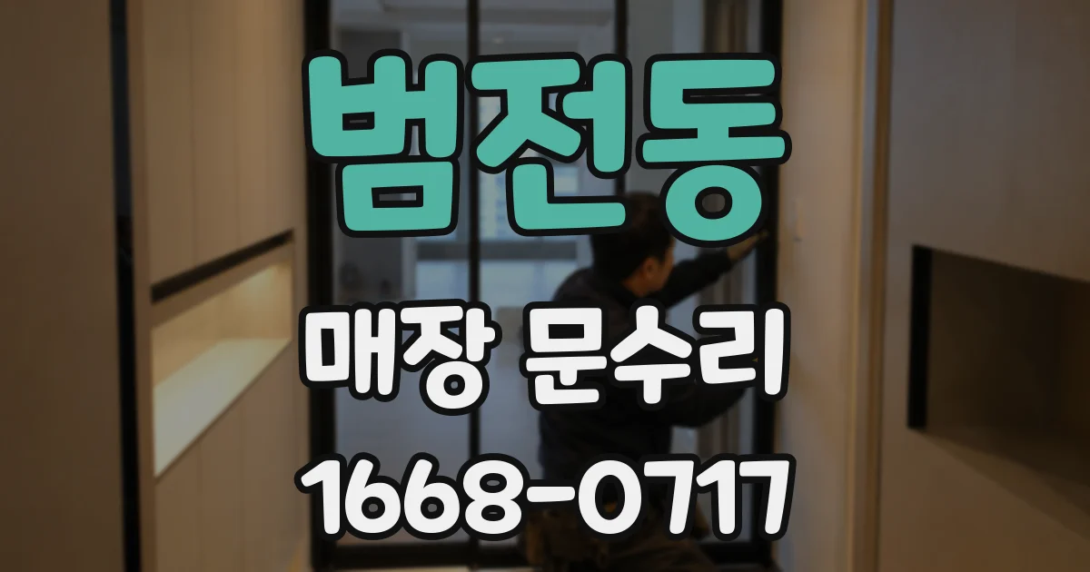 범전동 매장 문수리