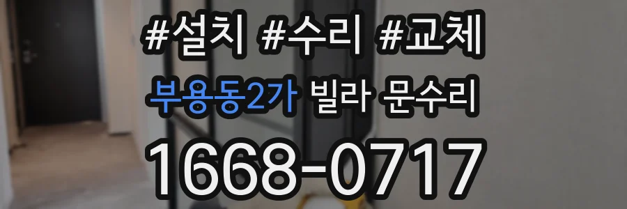 부용동2가 빌라 문수리