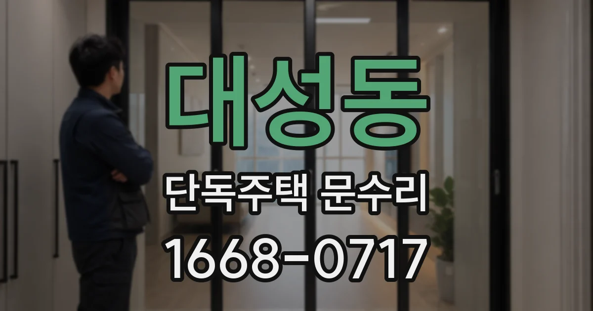 대성동 단독주택 문수리