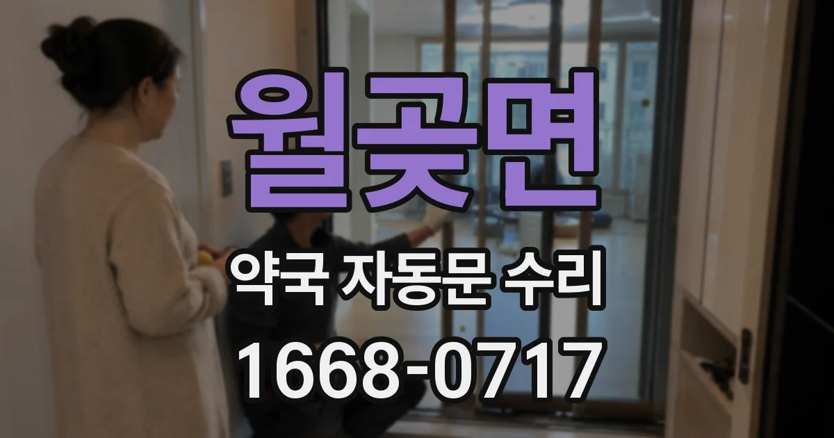 월곶면 약국 자동문 수리