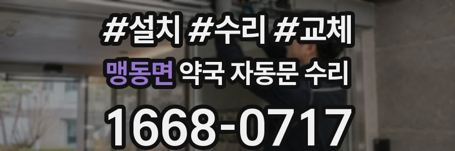 맹동면 약국 자동문 수리