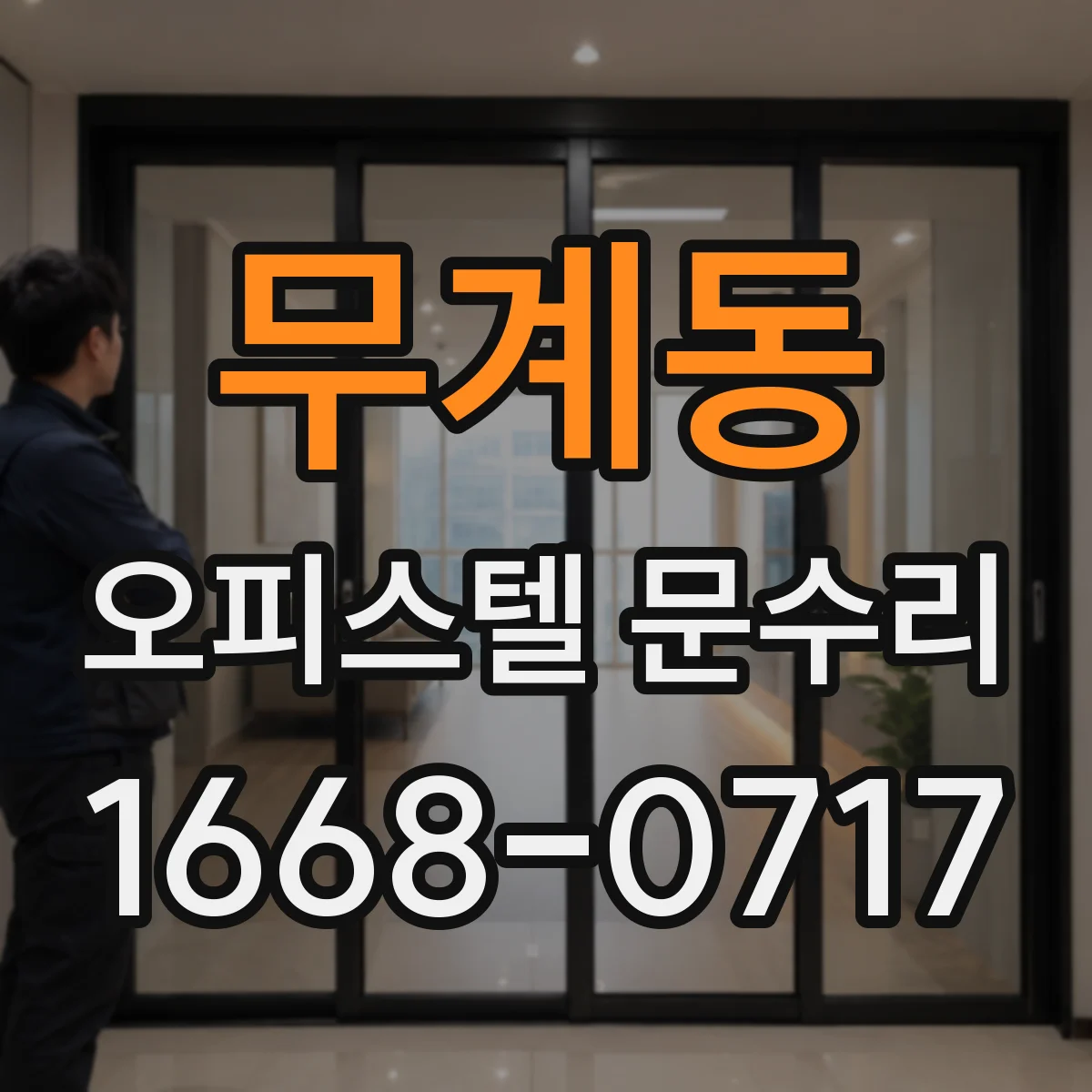 무계동 오피스텔 문수리