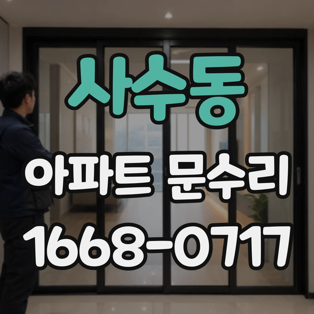 사수동 아파트 문수리
