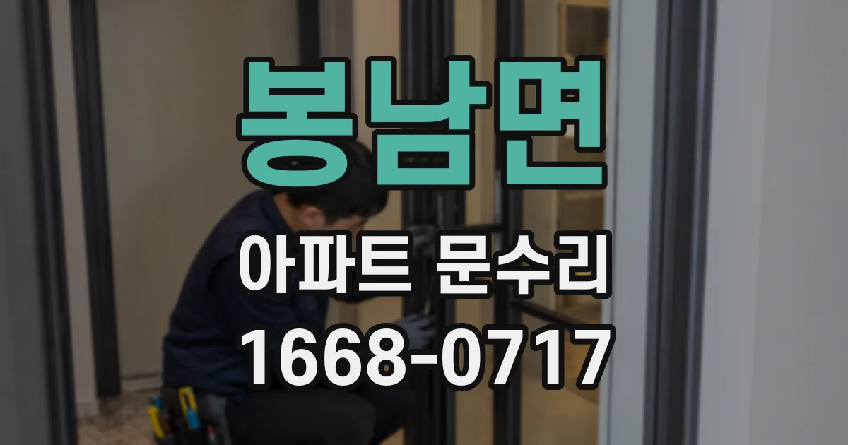 봉남면 아파트 문수리