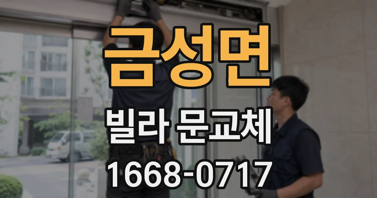금성면 빌라 문교체