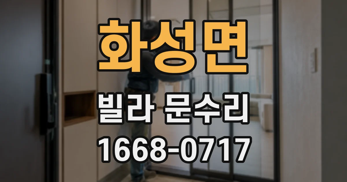 화성면 빌라 문수리