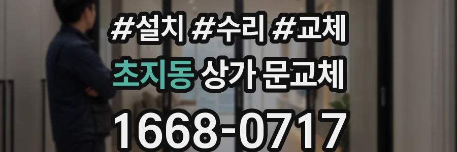초지동 상가 문교체