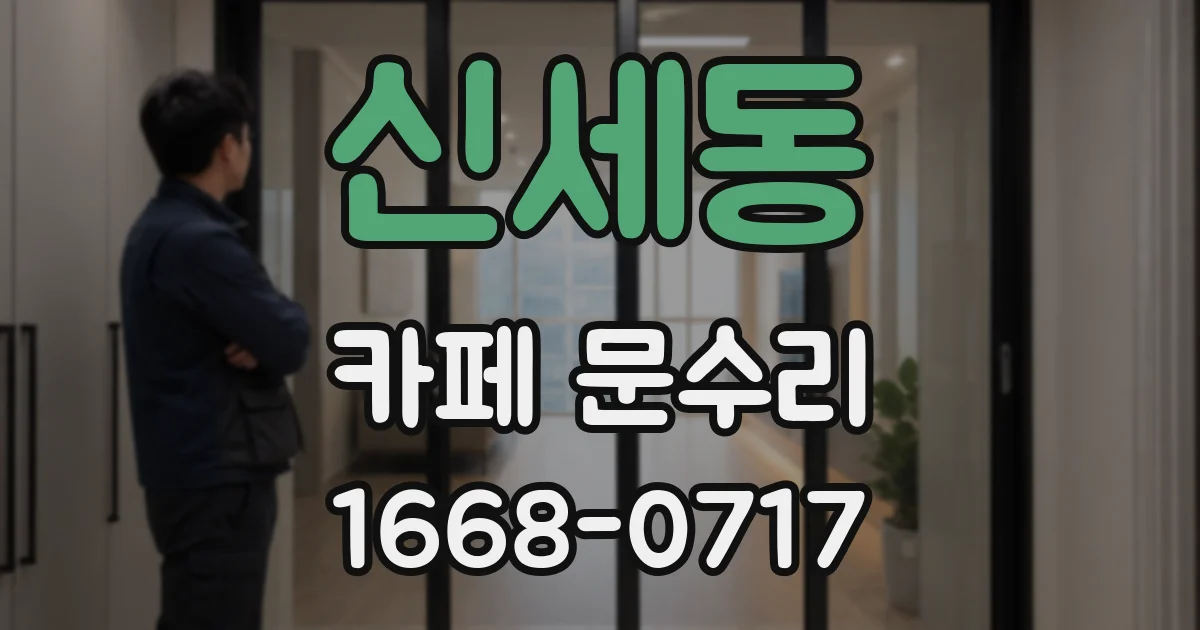 신세동 카페 문수리
