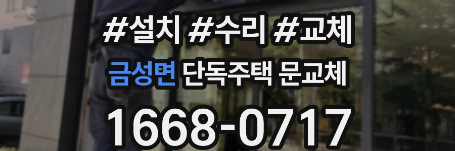 금성면 단독주택 문교체