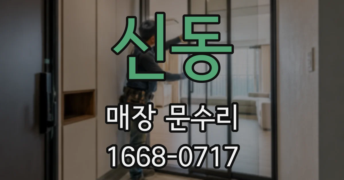 신동 매장 문수리