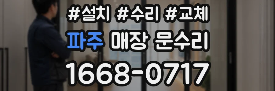 파주 매장 문수리