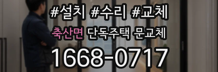 축산면 단독주택 문교체