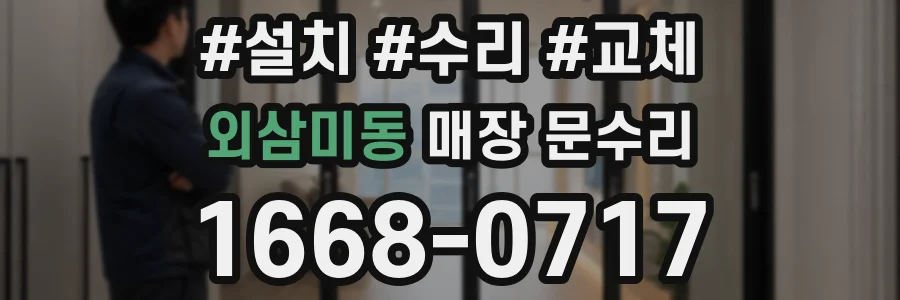 외삼미동 매장 문수리