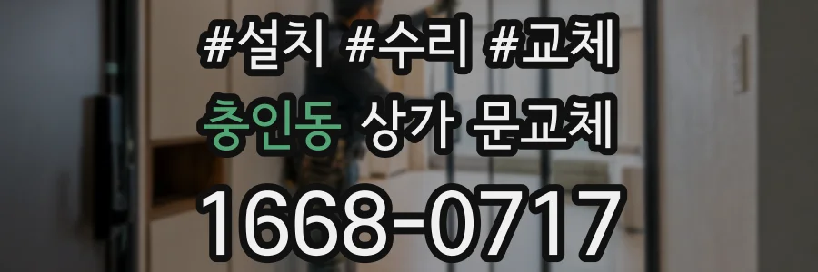 충인동 상가 문교체