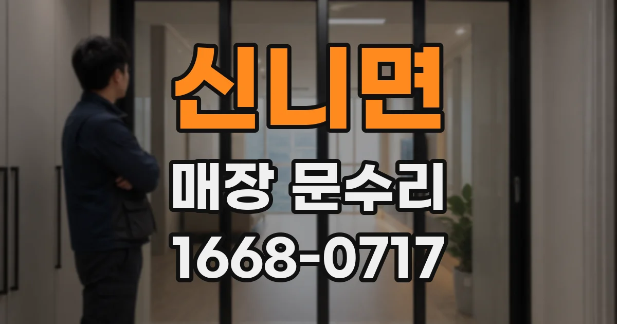 신니면 매장 문수리